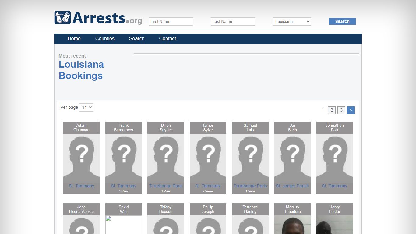 Louisiana Arrests and Inmate Search